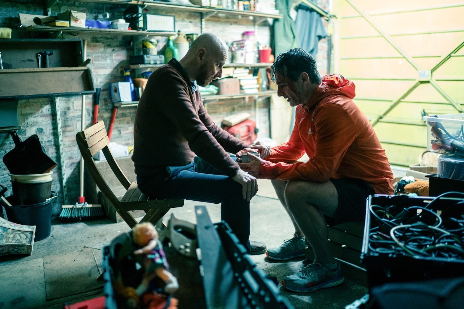 Andrew Lincoln and Ewan Bremmer in "Cold Water"