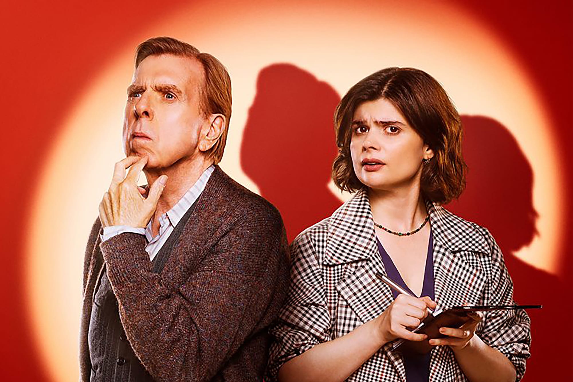 Timothy Spall and Gwyneth Keyworth in the 'Death Valley' Season 1 Key Art