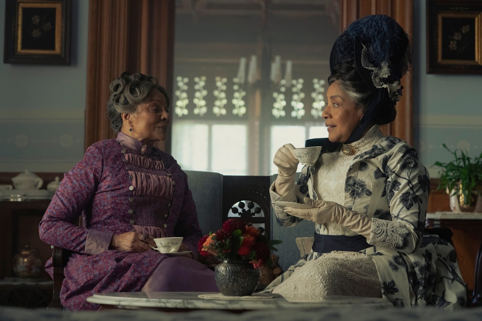Leslie Uggam and Phylicia Rashad in "The Gilded Age"