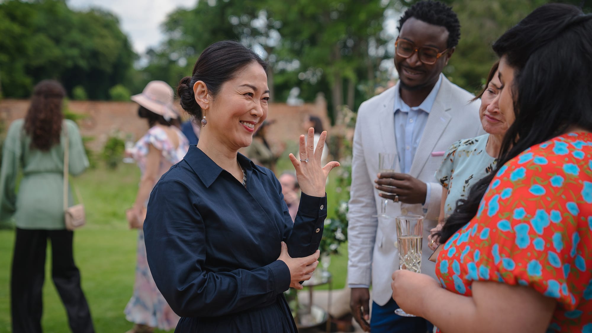 Yuna Shin as Jenny Page in 'The Marlow Murder Club' Season 2