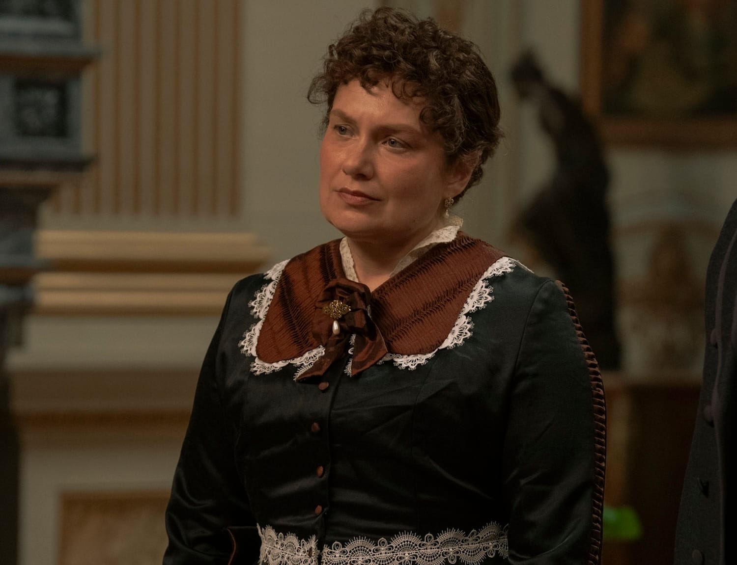 Merritt Wever in "The Gilded Age"