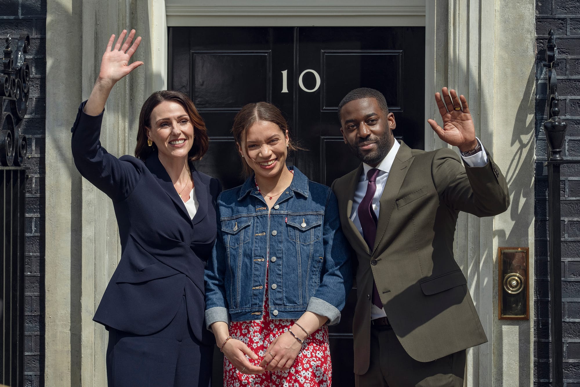 Suranne Jones, Isobel Akuwudike, and Ashley Thomas in 'Hostage'