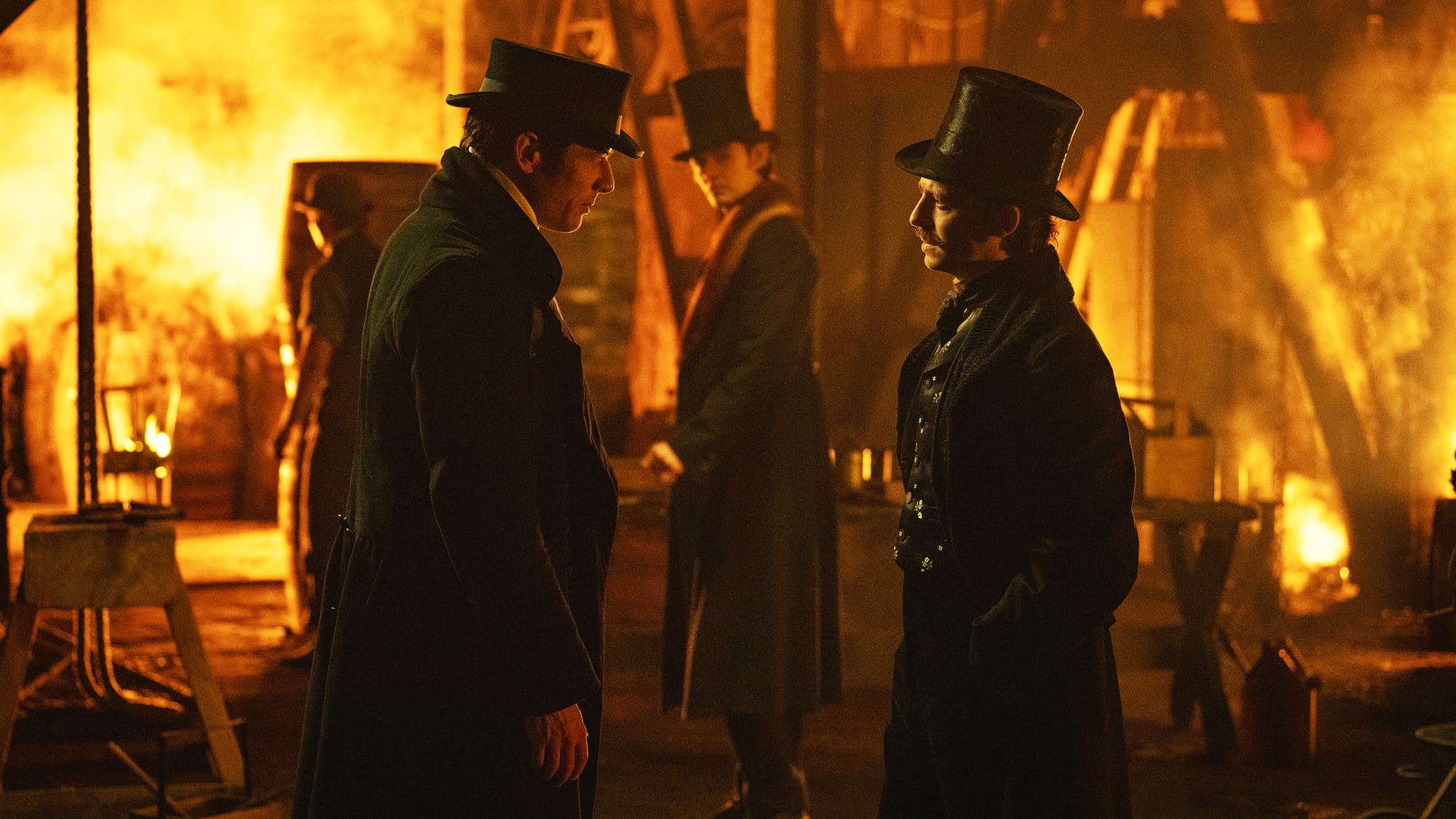 James Norton, Anthony Boyle, and Louis Partridge in 'House of Guinness'