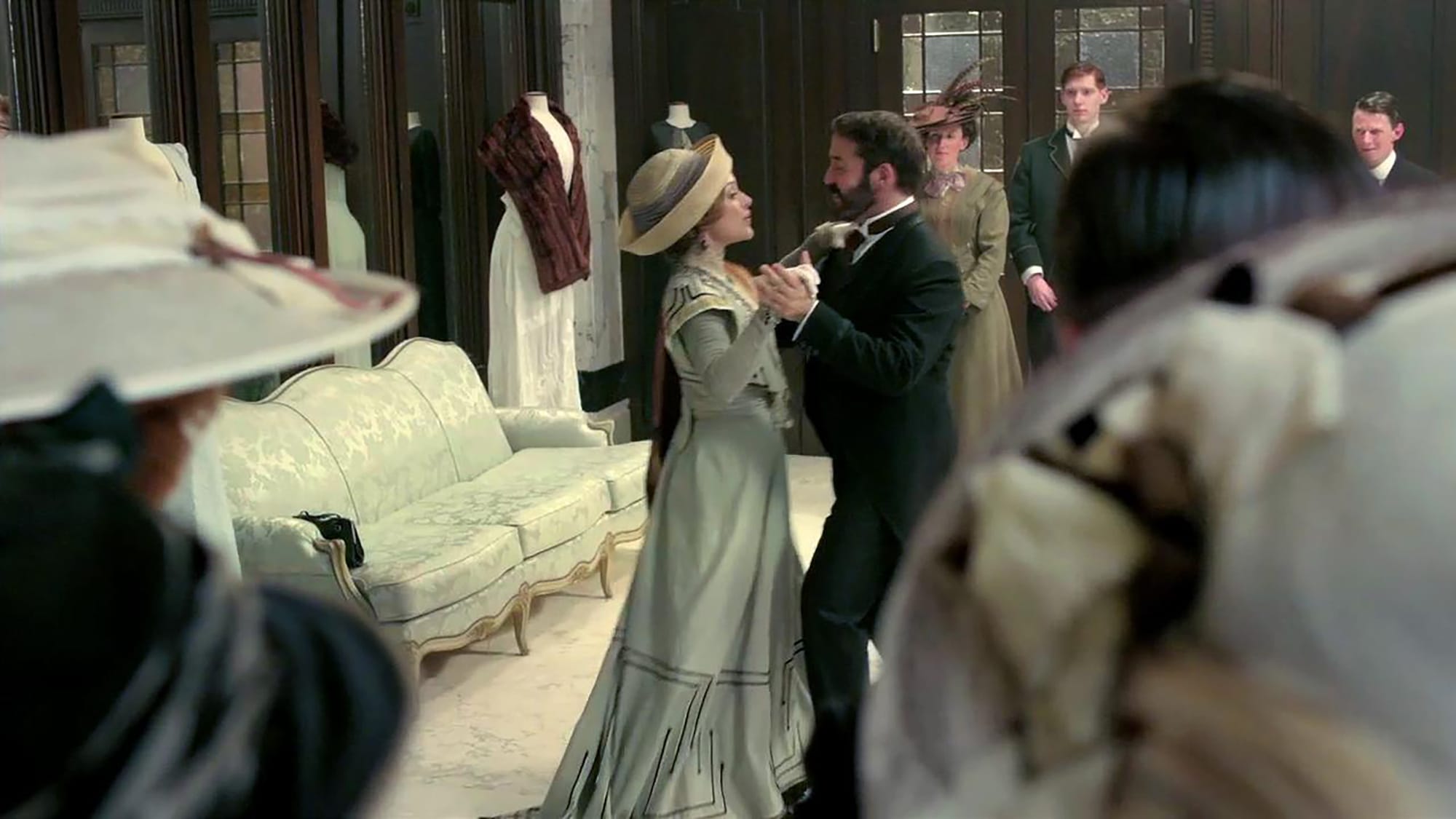 Zoe Tapper and Jeremy Piven in 'Mr Selfridge' Season 1