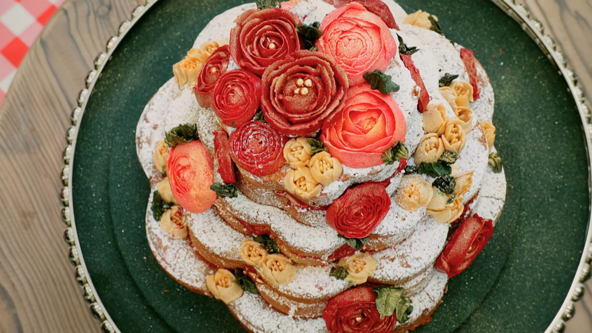 Nadia's Gâteaux De Marriage De Rêve Showstopper from 'The Great British Baking Show' Season 16's Bread Week
