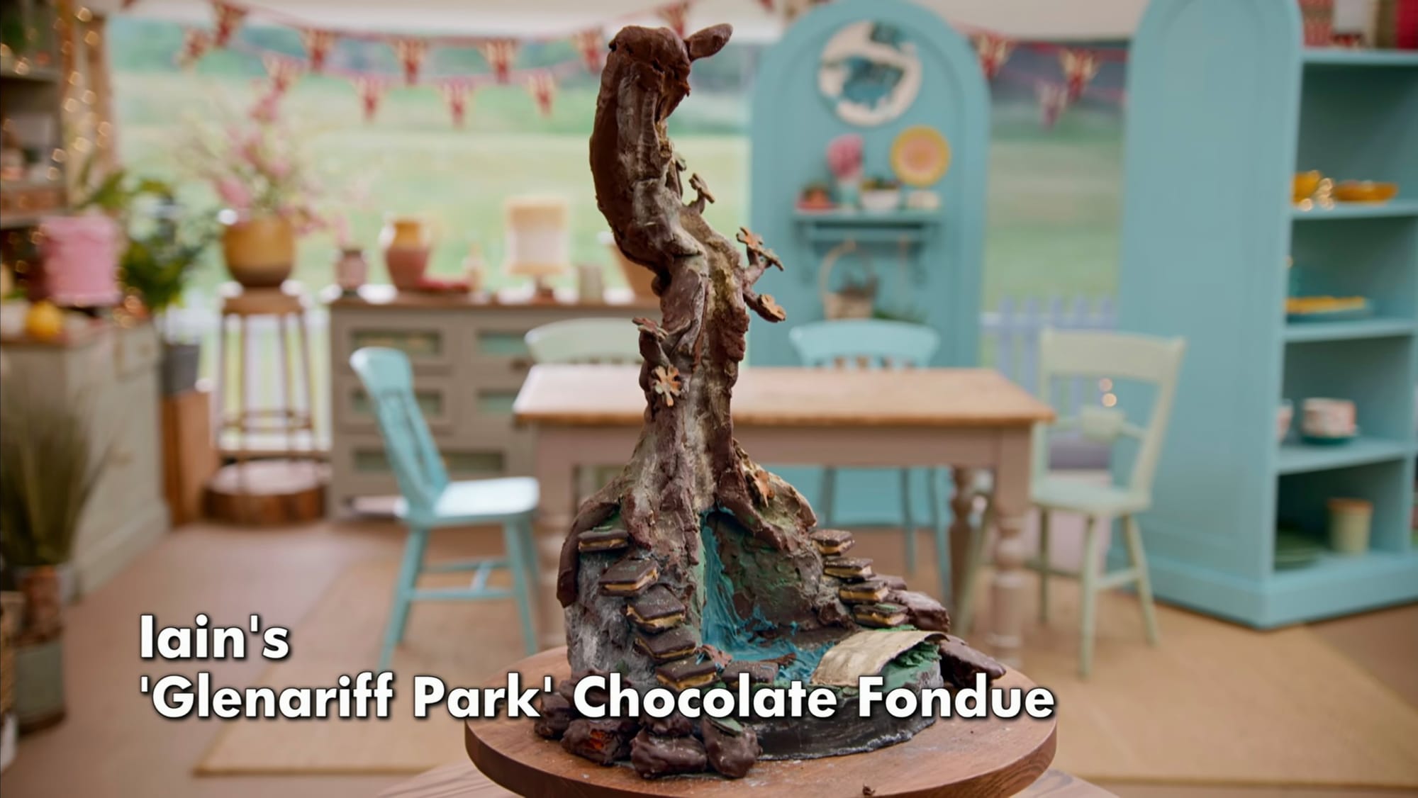 Iain's Glenariff Park Showstopper from 'The Great British Baking Show' Season 16's Chocolate Week