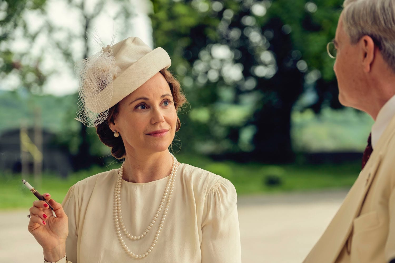 Sofia Helin as Crown Princess Martha in 'Atlantic Crossing'