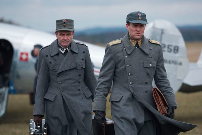  Lasse Kolsrud as Nikolai and Tobias Santelmann as Crown Prince Olav in 'Atlantic Crossing'