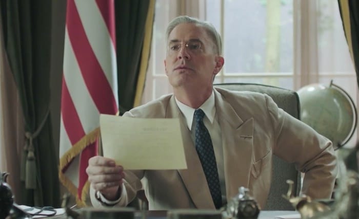 Kyle MacLachlan as President Franklin D. Roosevelt in 'Atlantic Crossing'