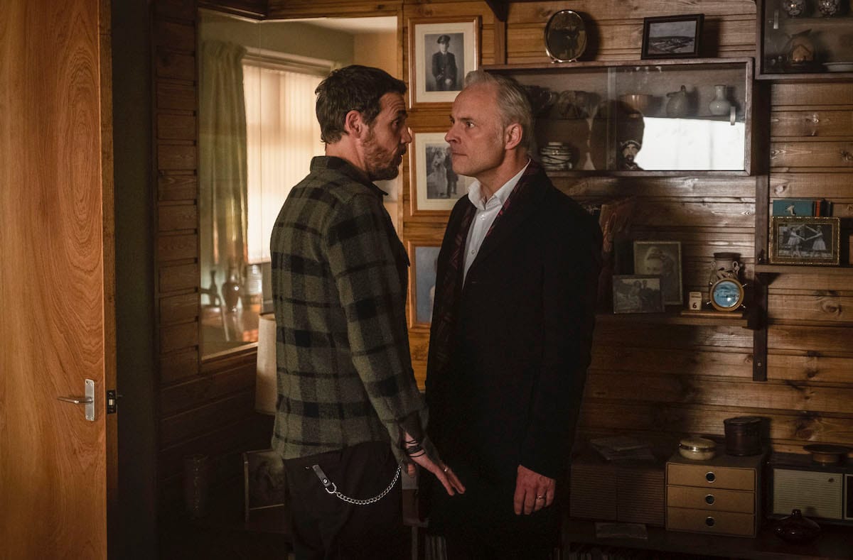 Jamie Sives as Jake and Mark Bonnar as Max in 'Guilt' Season 1