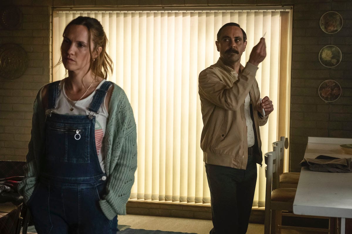 Ruth Bradley as Angie and Emun Elliott as Kenny in 'Guilt' Season 1