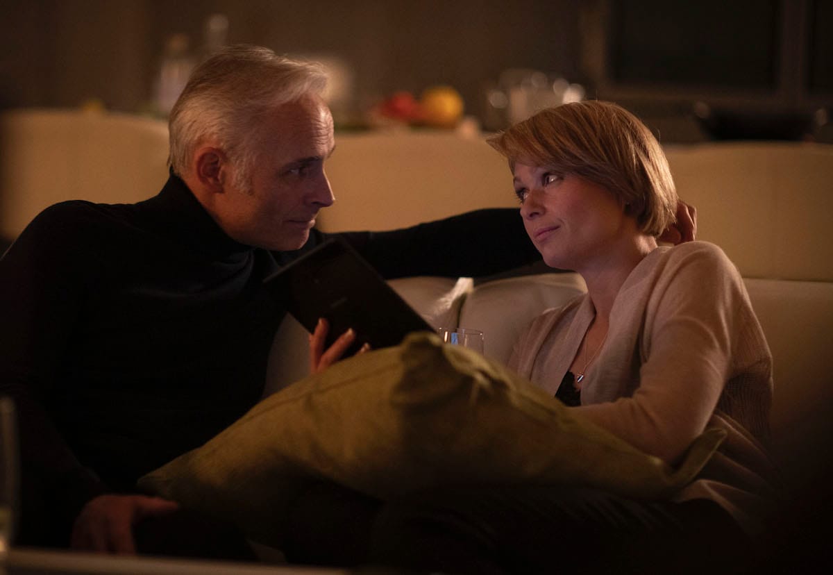 Mark Bonnar as Max and Sian Brooke as Claire in 'Guilt' Season 1