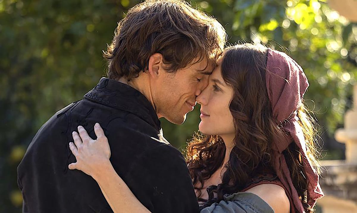Sam Claflin as Edmond Dantès and Ana Girardot as Mercédès Herrera in 'The Count of Monte Cristo'