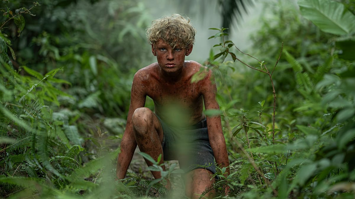 Lox Pratt as Jack in "Lord of the Flies"