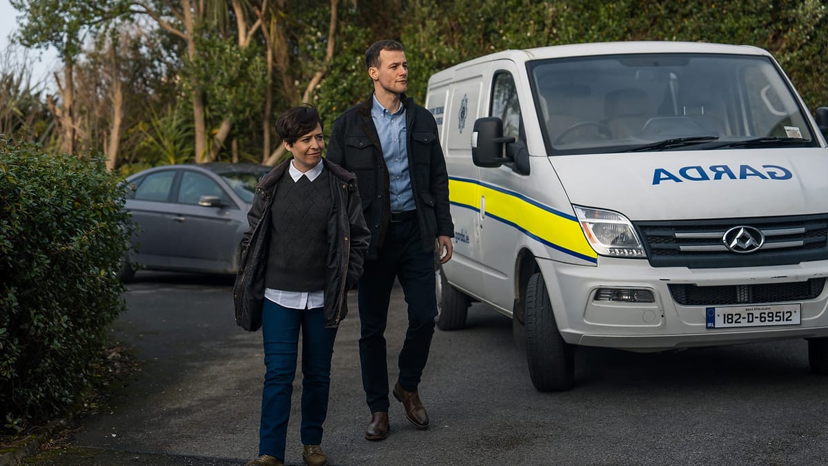 Caoimhe Farren and Alan Mahon in Boglands (Cra) Season 1 