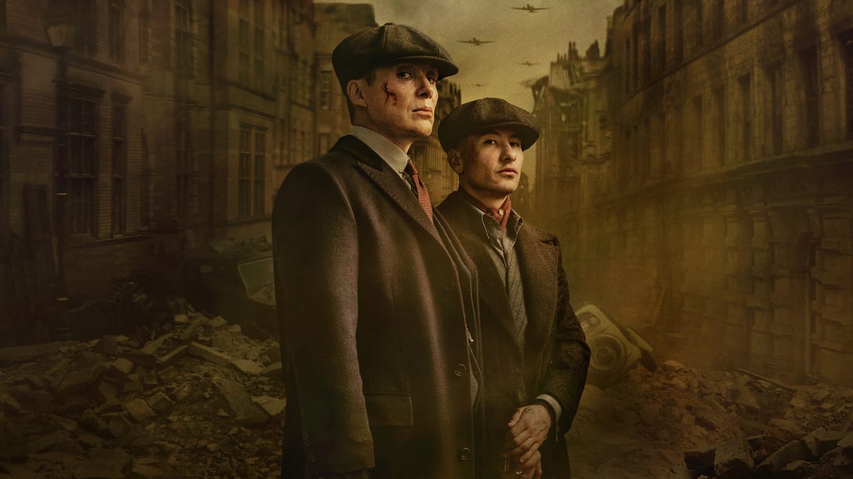 Cillian Murphy and Barry Keoghan in 'Peaky Blinders: The Immortal Man' Key Art 