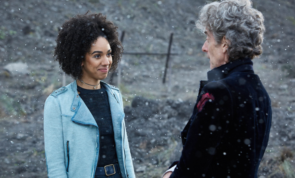Bill (Pearl Mackie) and the Doctor (Peter Capaldi)