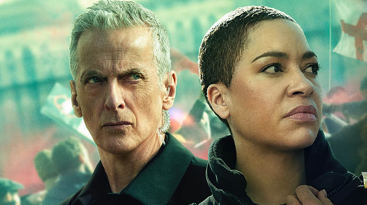 Peter Capaldi and Cush Jumbo in the 'Criminal Record' Season 2 Key Art 