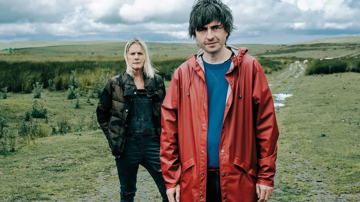 Liz Rich and Danny Robins in 'The Witch Farm' podcast key art