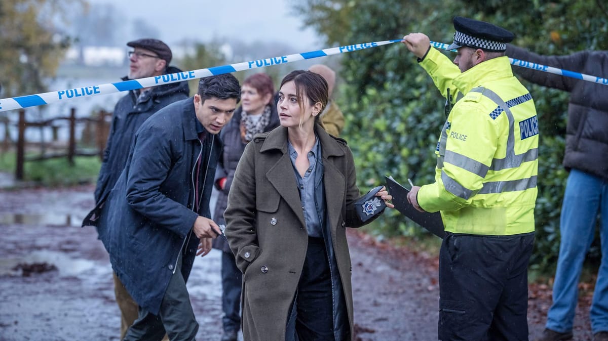 The First Look at BBC Drama 'The Jetty' Sees Jenna Coleman Solving Crime In a Lakeside Town