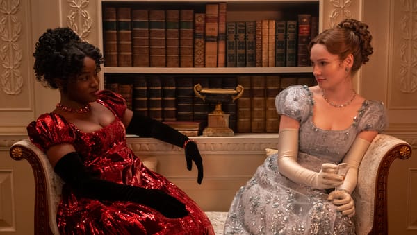 Masali Baduza and Hannah Dood in 'Bridgerton' Season 4 