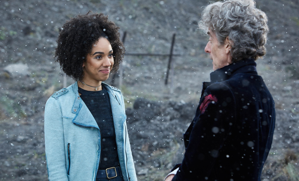 Bill (Pearl Mackie) and the Doctor (Peter Capaldi)